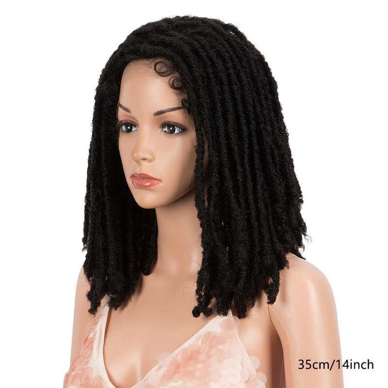 35 56 Cm Braided Wigs 13 1 Lace Wig For Women Synthetic Ombre Hair Dreadlock Wig