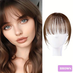 Human Hair Bangs with Sideburns Clip-In Extensions