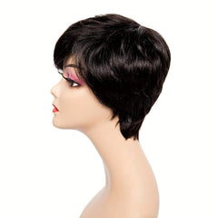 Pixie Cut Wig Human Hair Wigs With Bangs Short Wigs For Women Human Hair