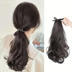 Curly Wavy Ponytail Extensions for Daily Use Medium Long