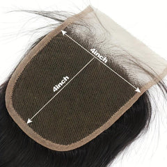 Brazilian Unprocessed Virgin Human Hair Lace Closure 20-32-45-72 cm
