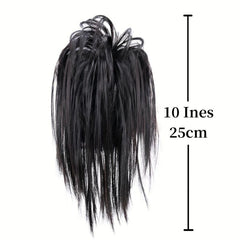 25 4 Cm Messy Hair Bun Synthetic Chignon