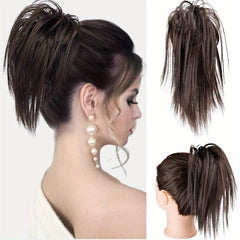25 4 Cm Messy Hair Bun Synthetic Chignon