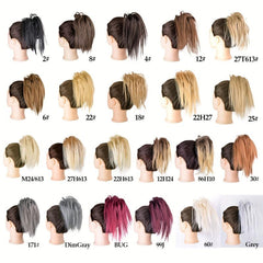 25 4 Cm Messy Hair Bun Synthetic Chignon