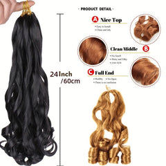 French Curls Synthetic Wig Loose Wave B Raidin French Curly Crochet Braids