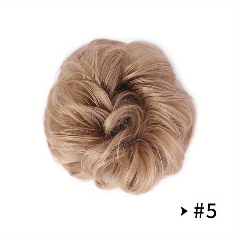 Wavy Curly Hair Bun Wrap Around Scrunchie Updo Extensions for Women