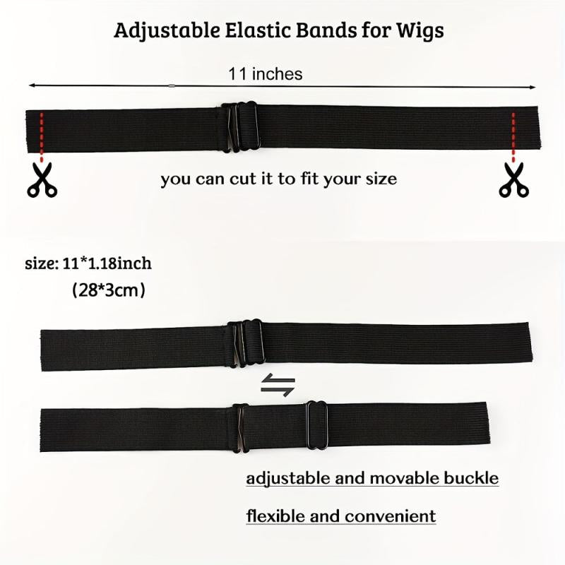Adjustable Elastic Bands For Wigs - Wig Straps - Wig Bands