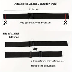 Adjustable Elastic Bands For Wigs - Wig Straps - Wig Bands