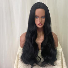 Long Curly Wavy Wig Synthetic Wig Costume Wig For Halloween Party