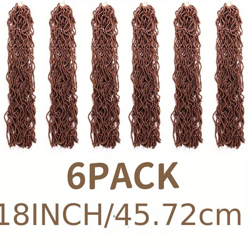 6pack 45 Dreadlocks Crochet Hair For African Women Dreadlocks Braids