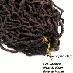 6pack 45 Dreadlocks Crochet Hair For African Women Dreadlocks Braids