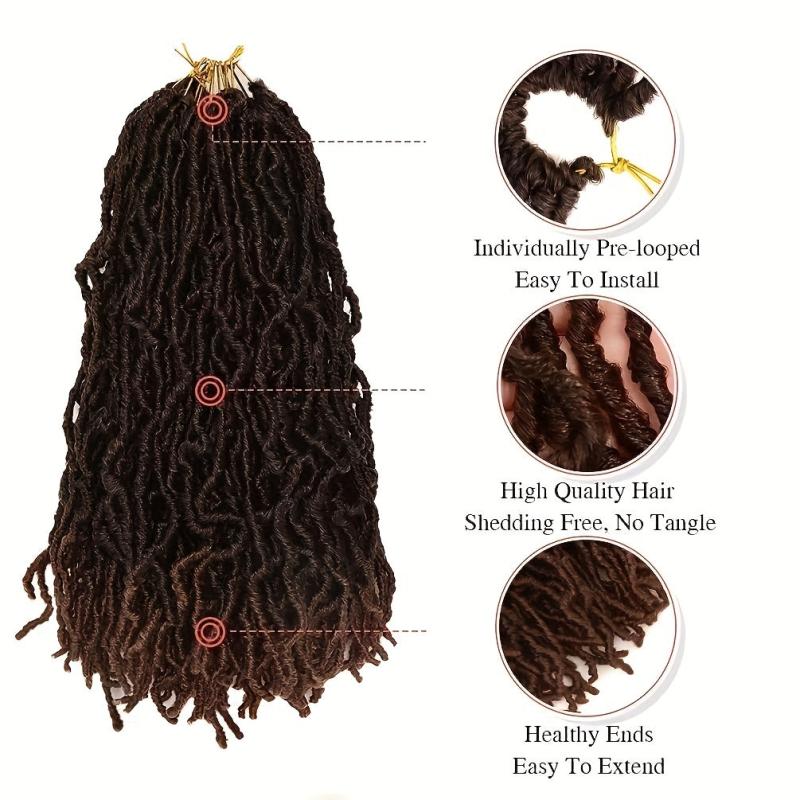 6pack 45 Dreadlocks Crochet Hair For African Women Dreadlocks Braids