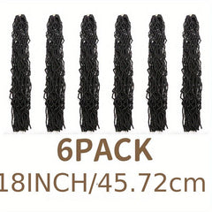6pack 45 Dreadlocks Crochet Hair For African Women Dreadlocks Braids
