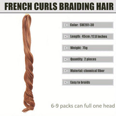 Braided Ponytail With Curly Ends Synthetic Hair Extensions