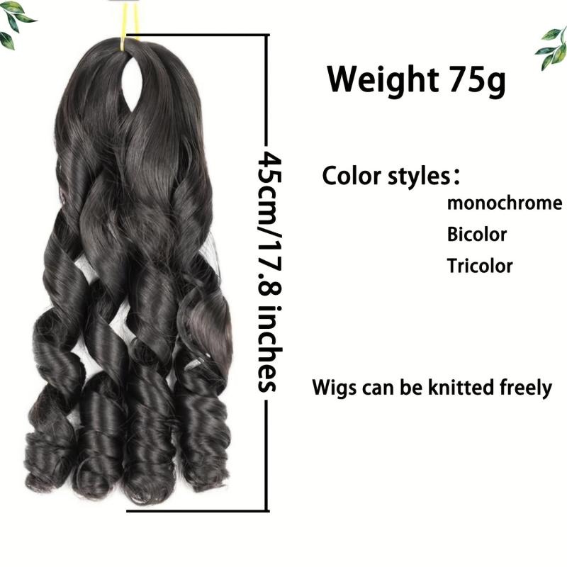 Braided Ponytail With Curly Ends Synthetic Hair Extensions