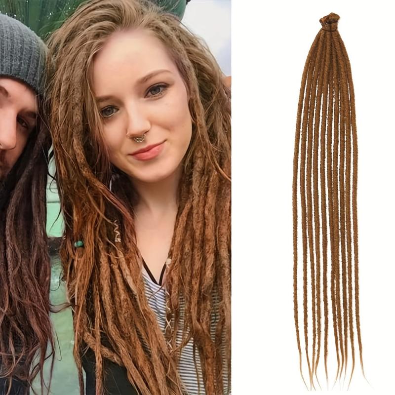 10 Pack Dreads Hair Pieces Synthetic Crochet Hair Extensions 60