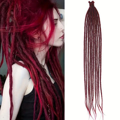 10 Pack Dreads Hair Pieces Synthetic Crochet Hair Extensions 60