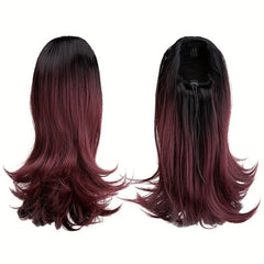 35 56 Cm Heat Resistant Silky Curly Ponytail Extension 1B 1BH30