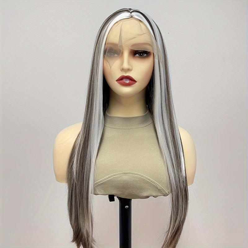 Long Straight Synthetic Wig for Halloween Party