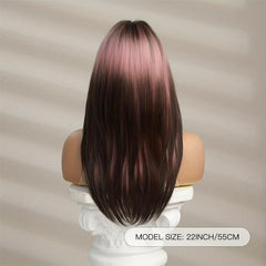 Butterfly Hair Cut Layered Wigs With Bangs