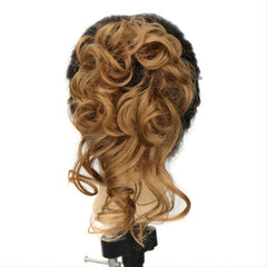Synthetic Curly Donut Chignon with Elastic Band Scrunchies Messy Hair Bun Updo
