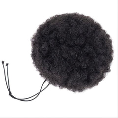 Short Curly Drawstring Ponytail Extension Puff Ponytail Wrap Updo Hair