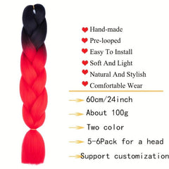 60 96 cm Jumbo Braiding Hair Extensions For Women