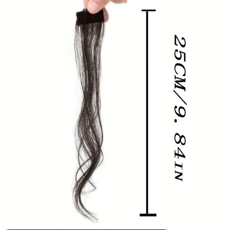 Curly Clip In Hair Bangs Extensions Natural Looking
