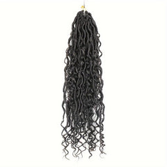 Boho Faux Locs Curly Crochet Extensions for Women