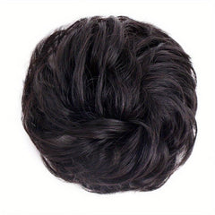 Messy Donut Hair Buns Updo Chignon With Hair Rope Extensions