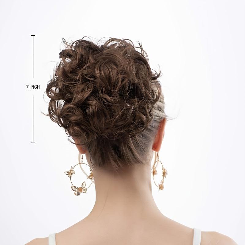 Messy Bun Hair Piece Synthetic Tousled Updo Hair Extensions