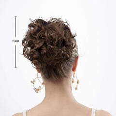 Messy Bun Hair Piece Synthetic Tousled Updo Hair Extensions