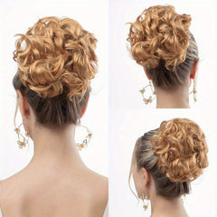 Messy Bun Hair Piece Synthetic Tousled Updo Hair Extensions
