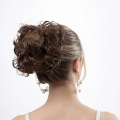 Messy Bun Hair Piece Synthetic Tousled Updo Hair Extensions
