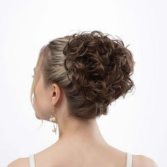 Messy Bun Hair Piece Synthetic Tousled Updo Hair Extensions
