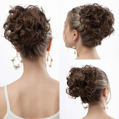 Messy Bun Hair Piece Synthetic Tousled Updo Hair Extensions