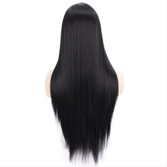 Long Straight Hair Wig Middle Part Synthetic Wigs