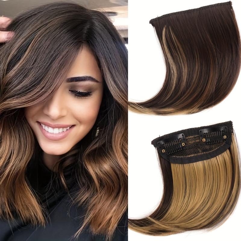 Invisible Hair Pads Clip In Hair Extension Natural Hair Top Side Cover Hairpiece