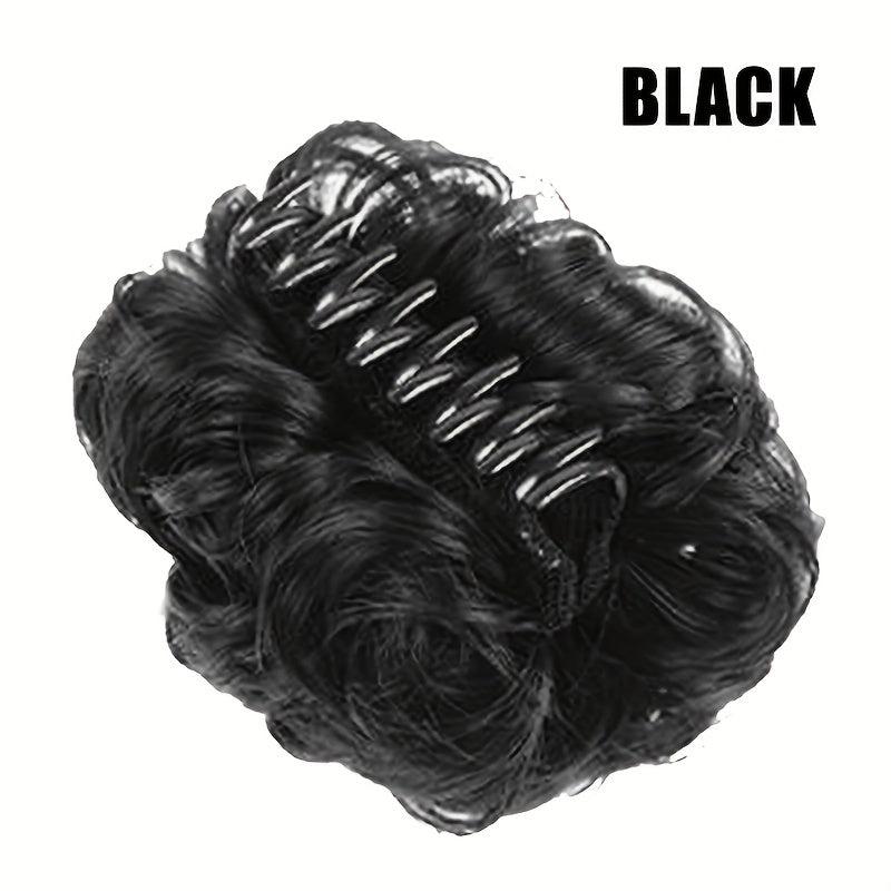 Messy Bun Hair Piece Fluffy Chignon Clip In Claw Hair Updo Hair Extension