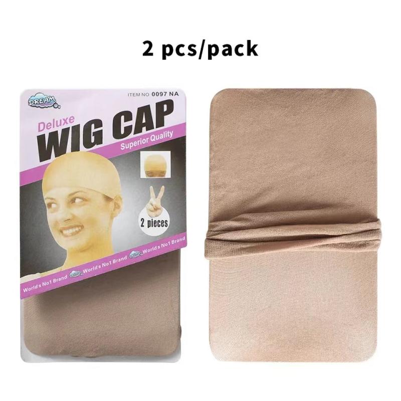 4pcs Elastic Wig Cap for Secure Fit and Natural Look