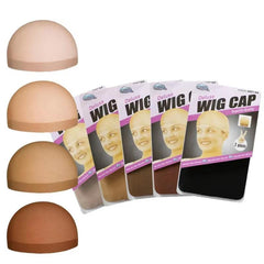 4pcs Elastic Wig Cap for Secure Fit and Natural Look