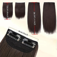 Short Straight Hair Pads Synthetic Extensions Costume Halloween