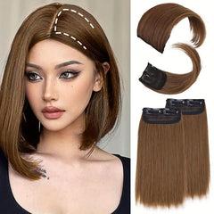 Short Straight Hair Pads Synthetic Extensions Costume Halloween