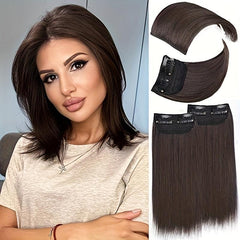 Short Straight Hair Pads Synthetic Extensions Costume Halloween