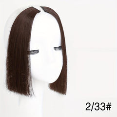 Clip In Hair Bangs Extension Lolita Cosplay Wig Neat Bangs 25.4 Cm