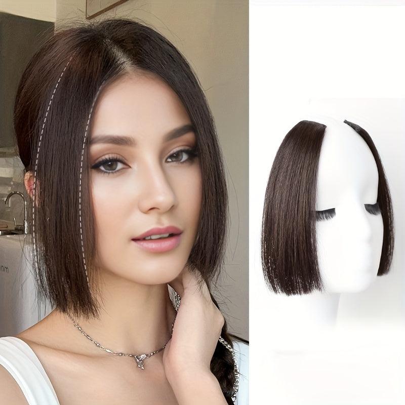 Clip In Hair Bangs Extension Lolita Cosplay Wig Neat Bangs 25.4 Cm