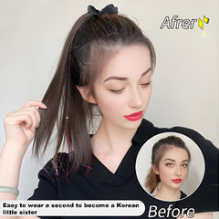 Long Braids Ponytail Extensions Synthetic Hair Natural Looking