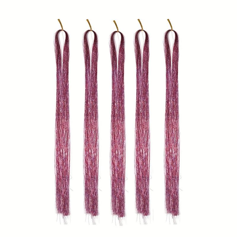 1000 Strands Hair Tinsel Extensions Sparkling Glitter Fairy Hair