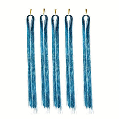 1000 Strands Hair Tinsel Extensions Sparkling Glitter Fairy Hair