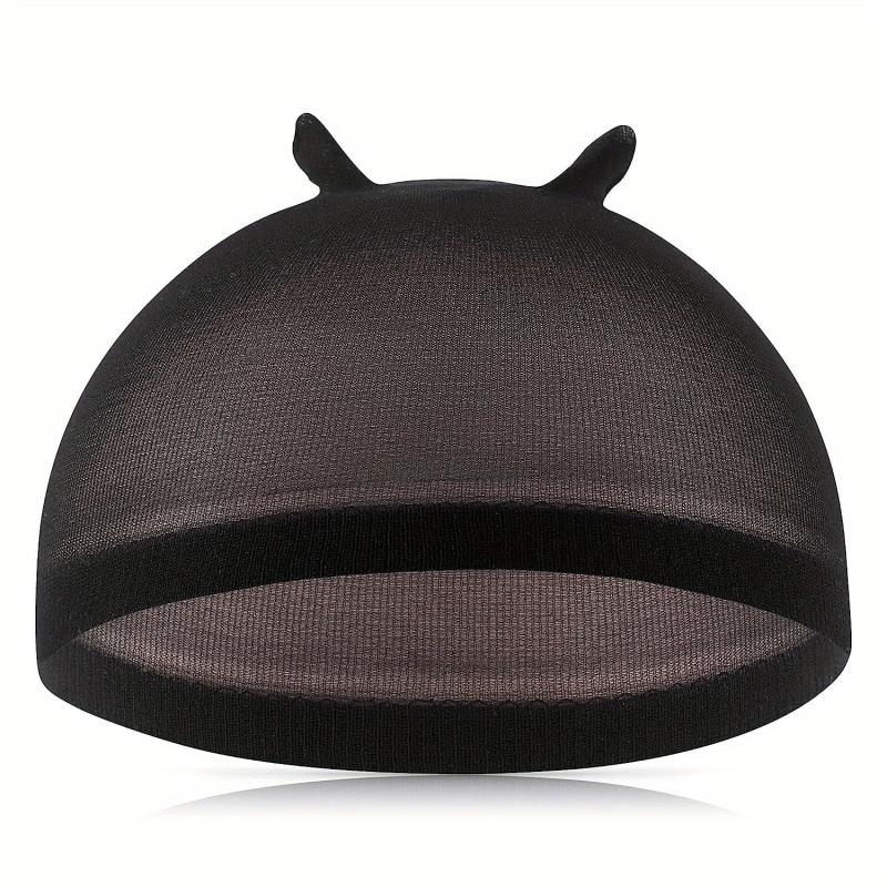 4 Light Brown Wig Caps Stretchy Nylon Caps Women